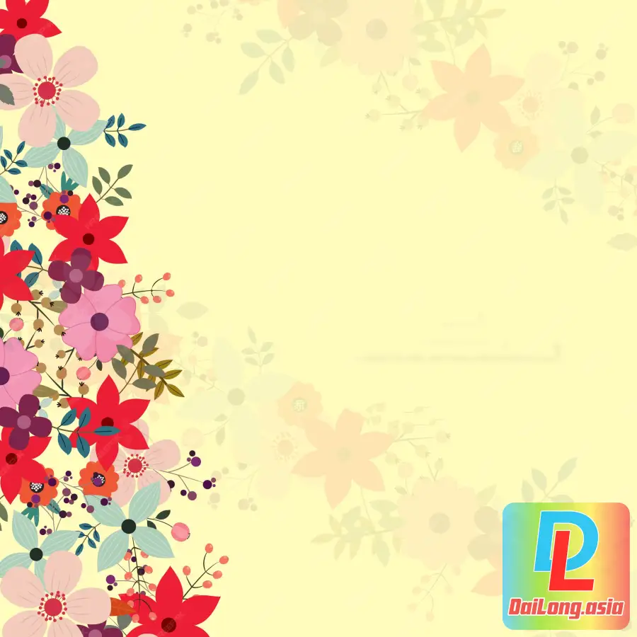 Background Flower Light Red Floral Vector