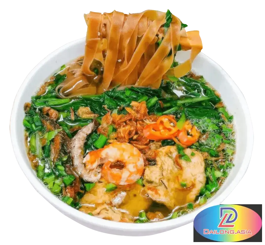 Bánh Đa Cua PNG - Crab Cake Soup with Red Rice Noodles