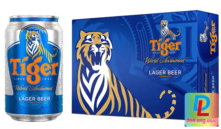 Bia Tiger Lager Beer Lon và Thùng PNG