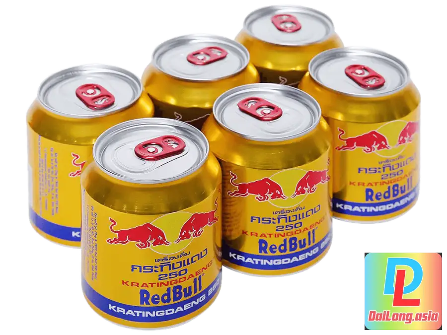 Bò Húc Thái Lốc 6 Lon PNG - Red Bull 6 Cans