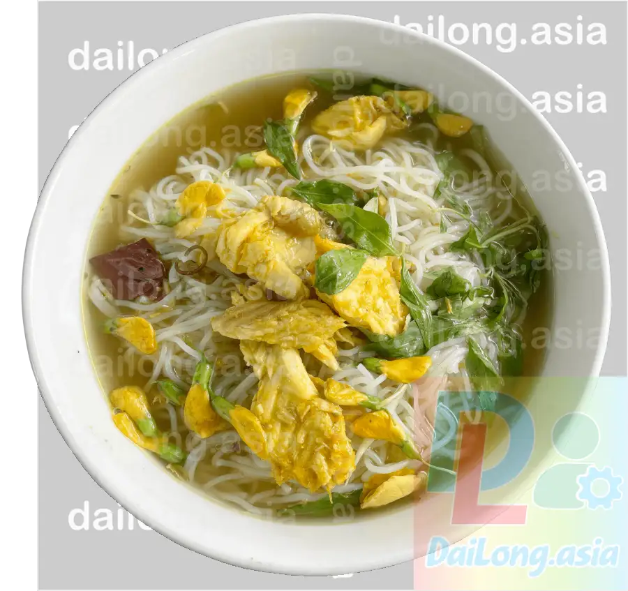 Bún Cá Miền Tây Châu Đốc 02 PNG - Western Fish Noodle Soup
