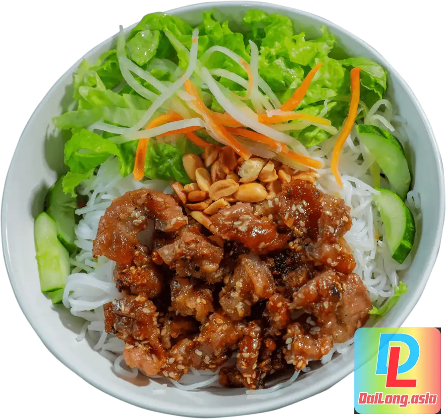 Bún Thịt Nướng PNG - Rice Noodles with Barbecue