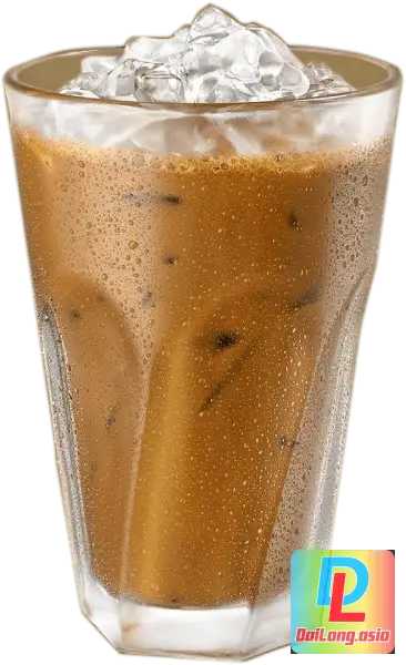 Cà Phê Đá Nâu PNG - Brown Iced Coffee