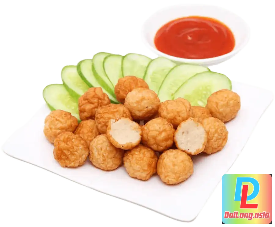 Cá Viên Chiên PNG - Fried Fish Ball