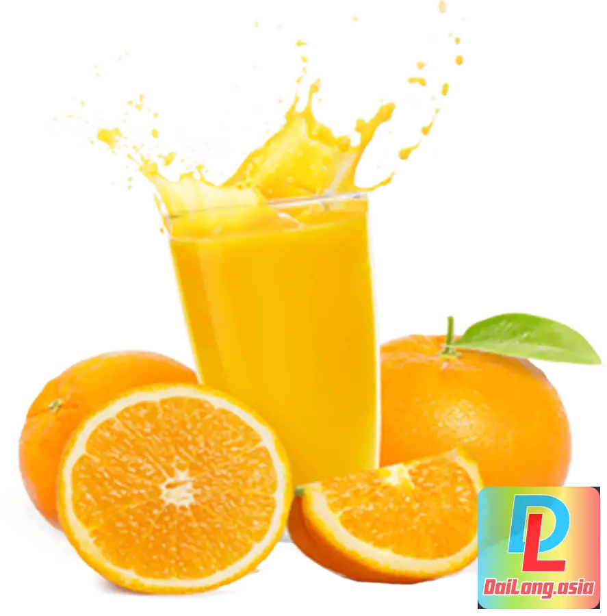 Cam Vắt - Ly Cam Vàng PNG
