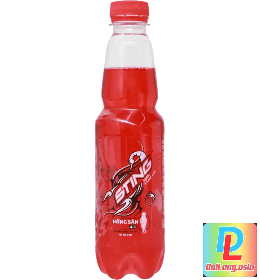 Chai Nước Ngọt Sting Rồng Đỏ PNG