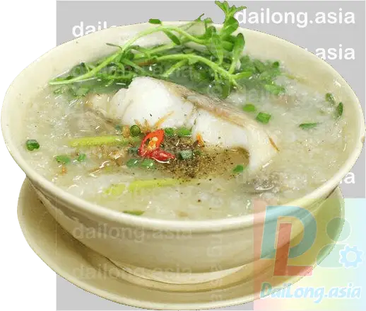 Cháo Cá Lóc PNG - Snakehead Fish Congee