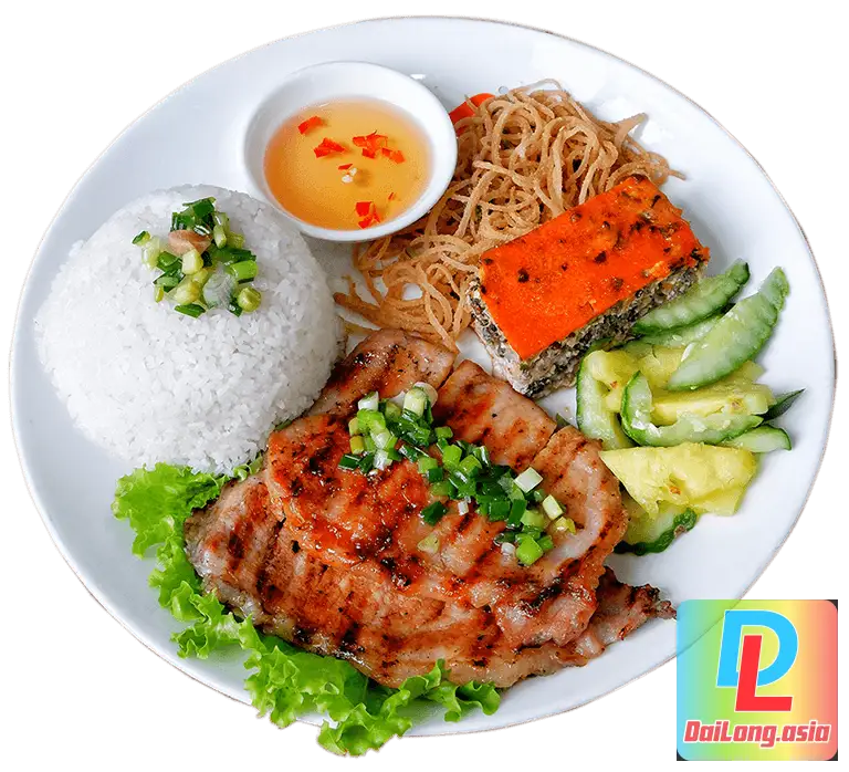 Cơm Sườn - Cơm Phần Ngon PNG