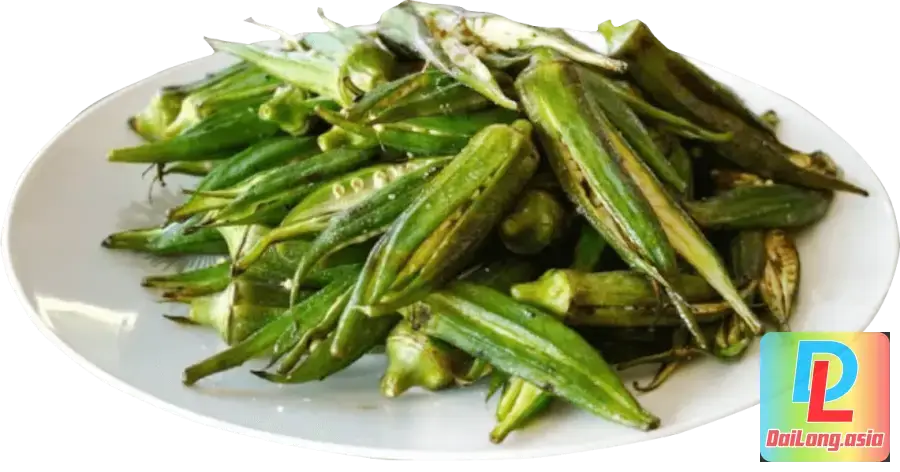 Đậu Bắp Nướng PNG - Grilled Okra Transparent