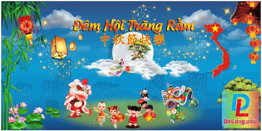 Đêm Hội Trăng Rằm Tiếng Trung