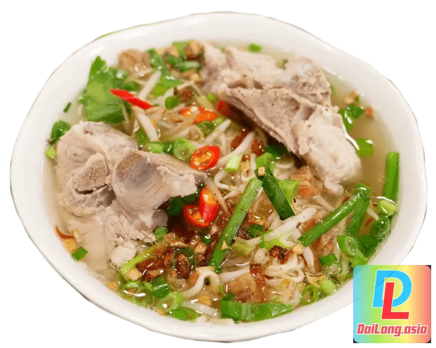 Hủ Tiếu Xương PNG - Noodles with Bone Pork
