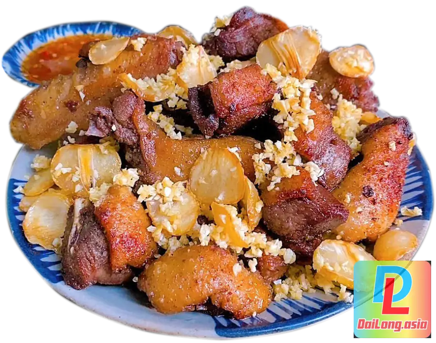 Món Vịt Cháy Tỏi Việt Nam PNG - Burnt Garlic Duck Viet Nam