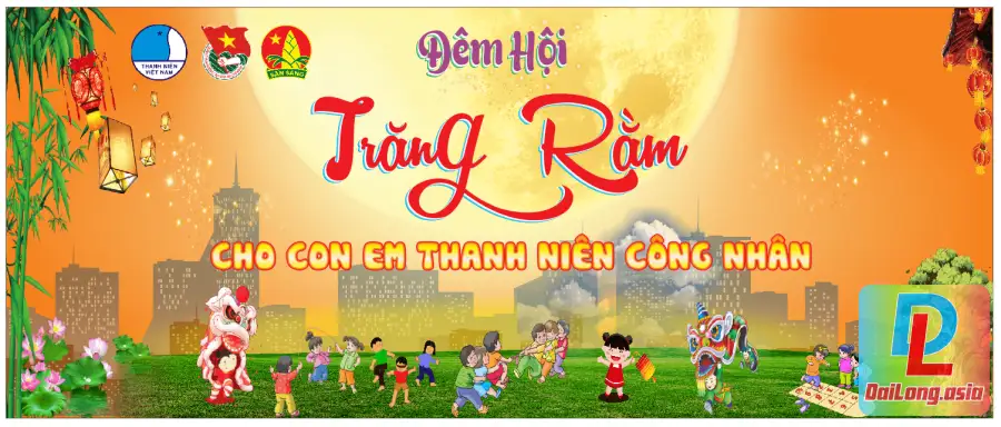 Trung Thu Cho Em - Đêm Hội Trăng Rằm Vector