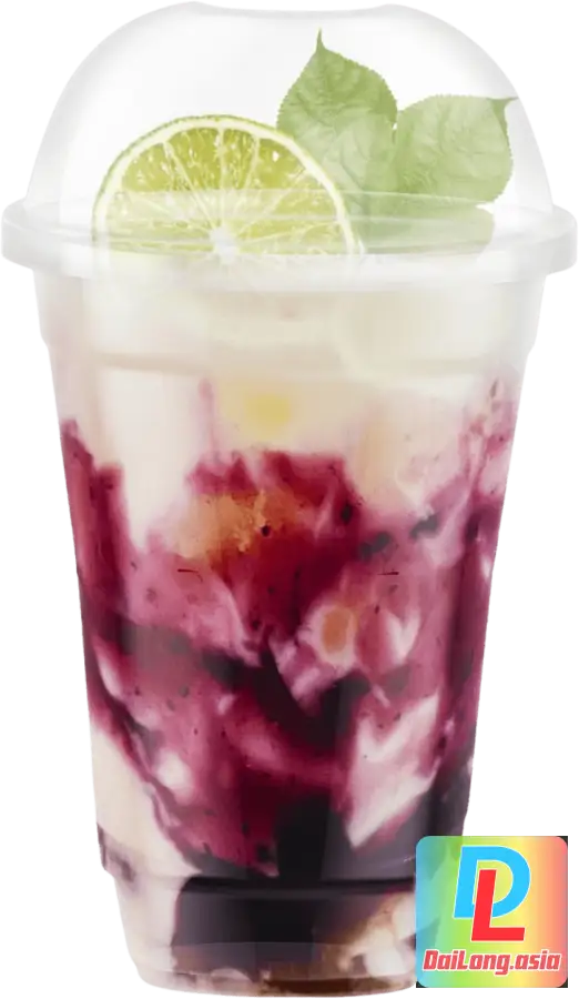 Yaourt Việt Quất 01 Mang Đi PNG - Blueberry Yogurt